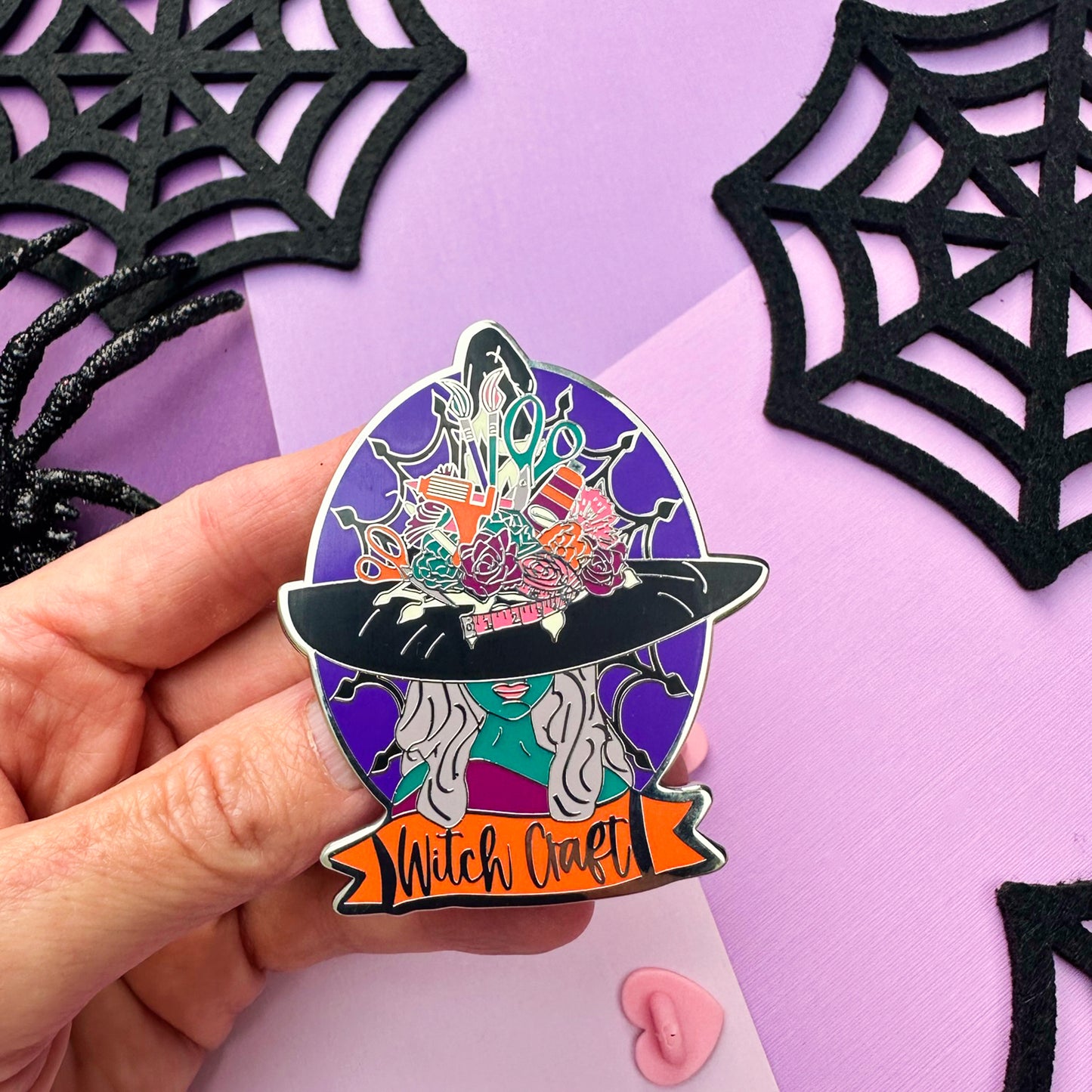 Witch Craft Enamel Pin | Halloween Jewelry | Gifts for Crafters