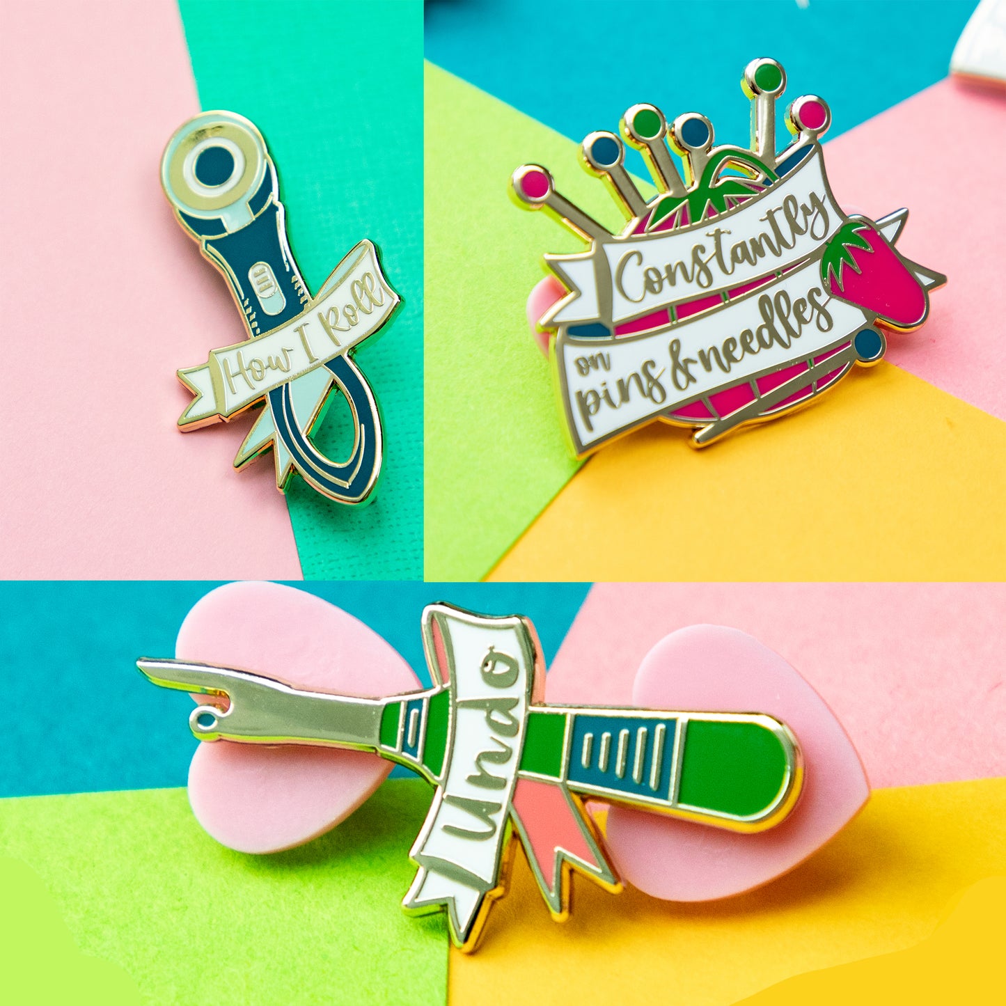 Sewist Enamel Pin Collection set