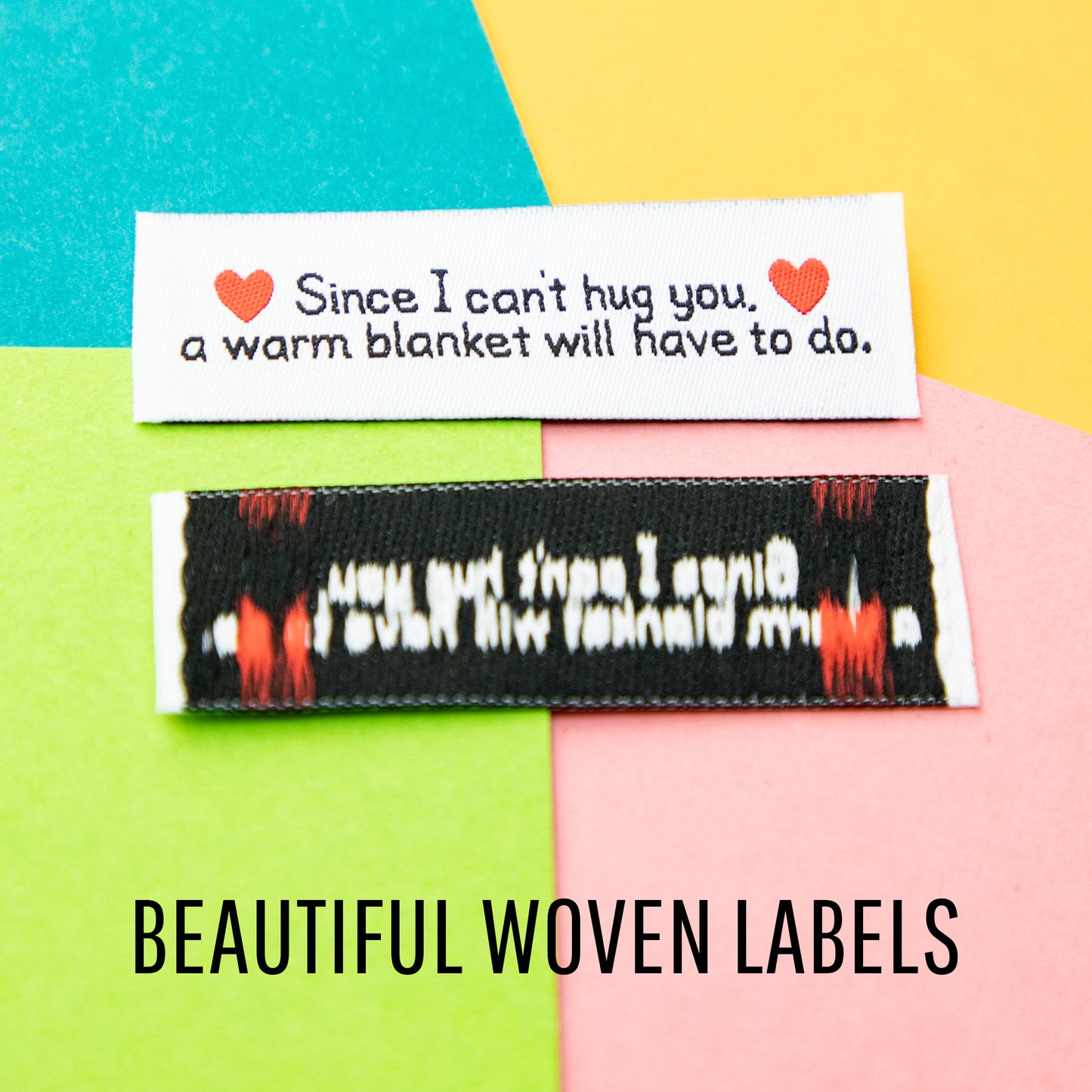 Memory Sewing Labels | Woven Labels | Clothing Labels | Sewing labels for Memory items | Memory Quilt Sewing Labels