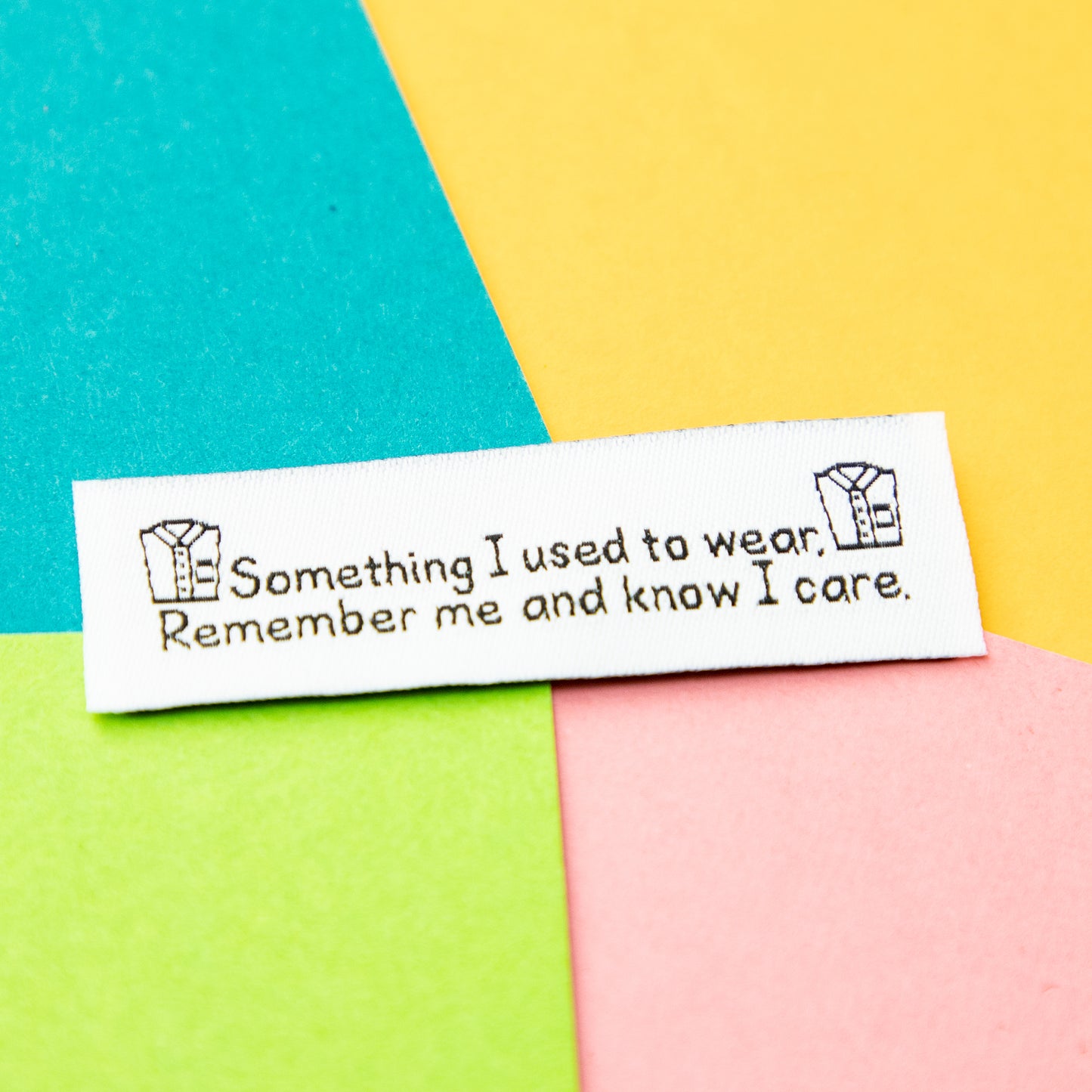 Memory Sewing Labels | Woven Labels | Clothing Labels | Sewing labels for Memory items | Memory Quilt Sewing Labels
