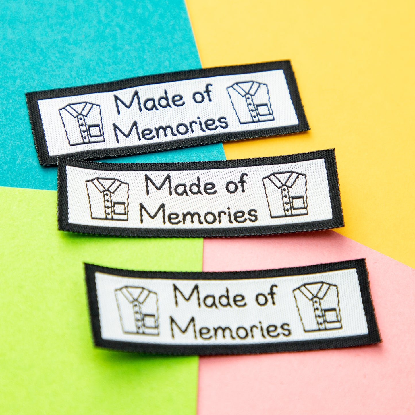Memory Sewing Labels | Woven Labels | Clothing Labels | Sewing labels for Memory items | Memory Quilt Sewing Labels