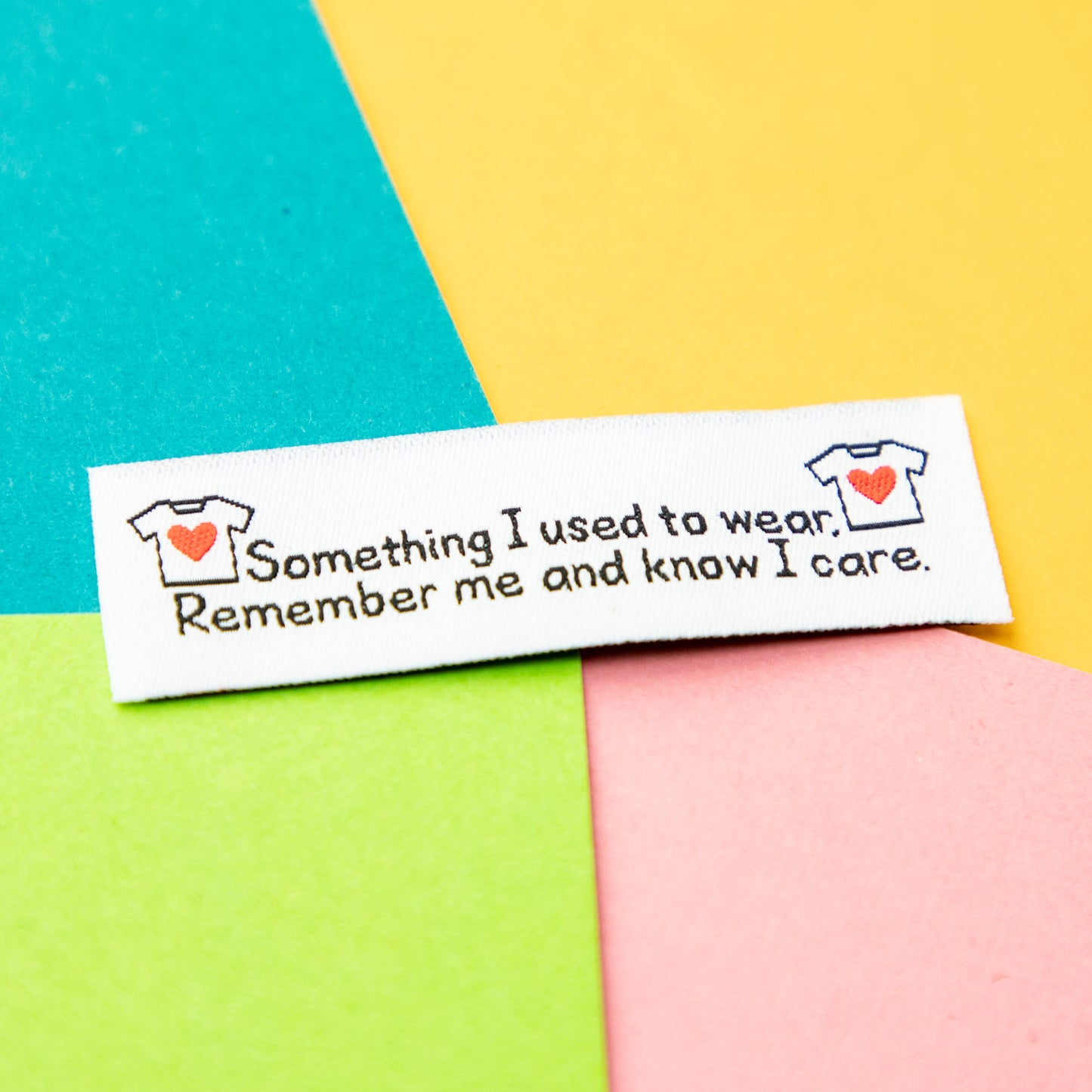 Memory Sewing Labels | Woven Labels | Clothing Labels | Sewing labels for Memory items | Memory Quilt Sewing Labels