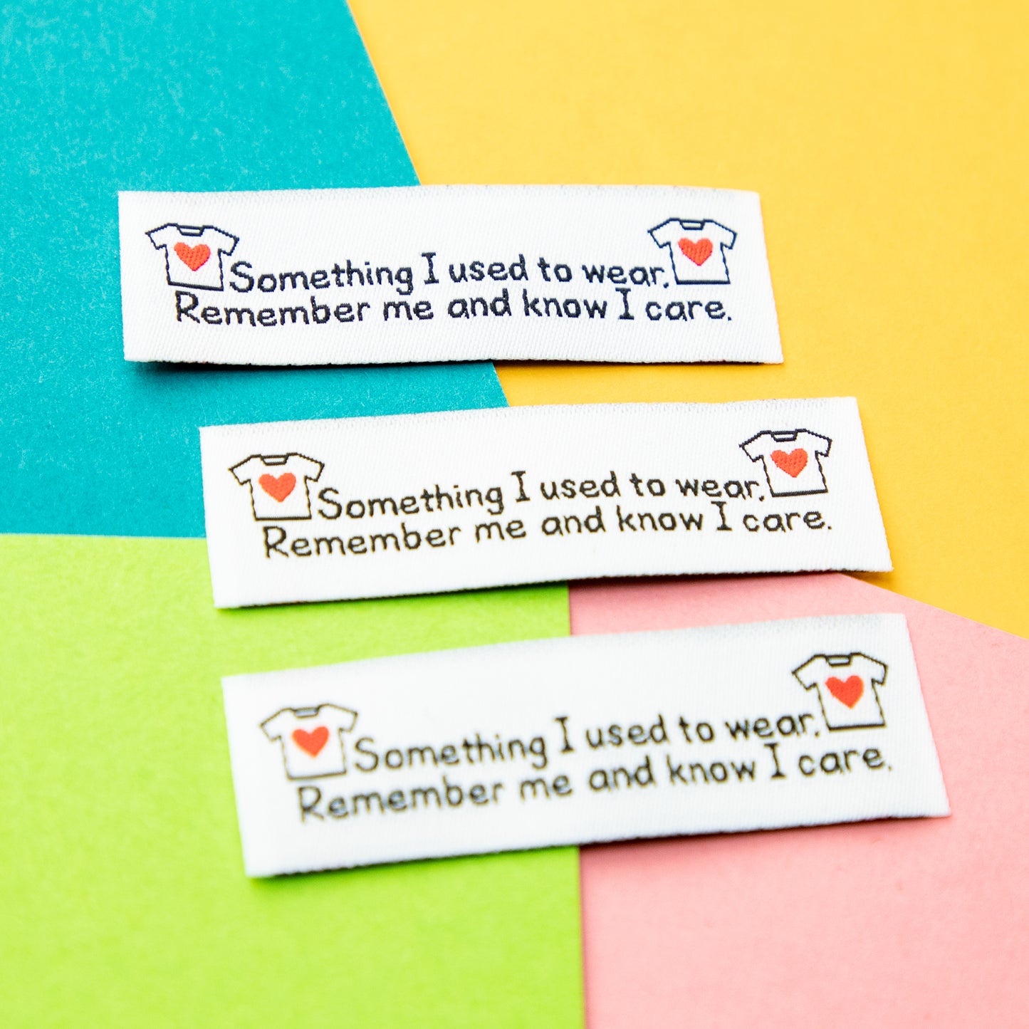 Memory Sewing Labels | Woven Labels | Clothing Labels | Sewing labels for Memory items | Memory Quilt Sewing Labels