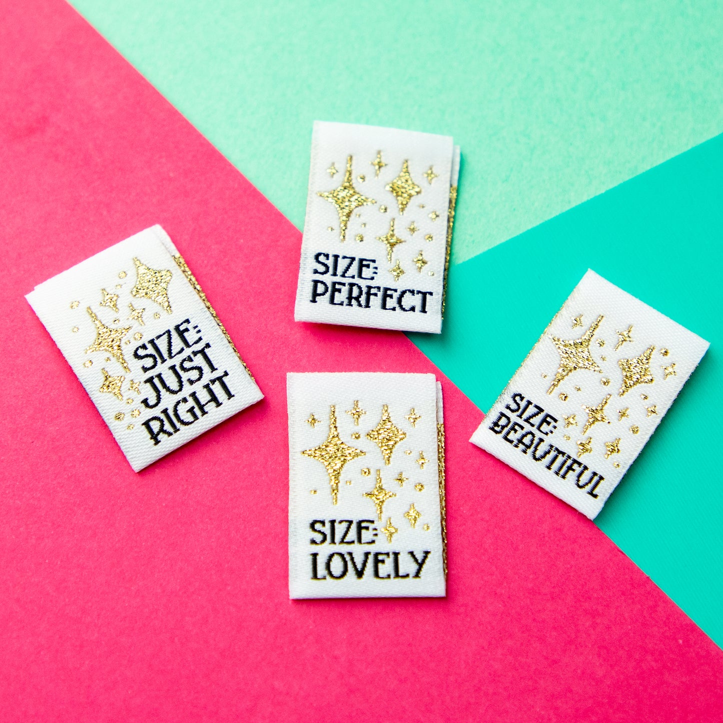 Size Inclusive Sewing Labels | Woven Labels | Clothing Labels