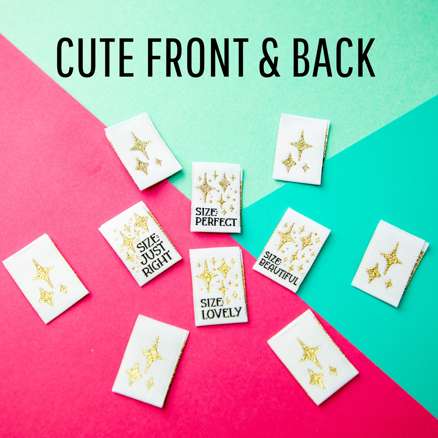 Size Inclusive Sewing Labels | Woven Labels | Clothing Labels