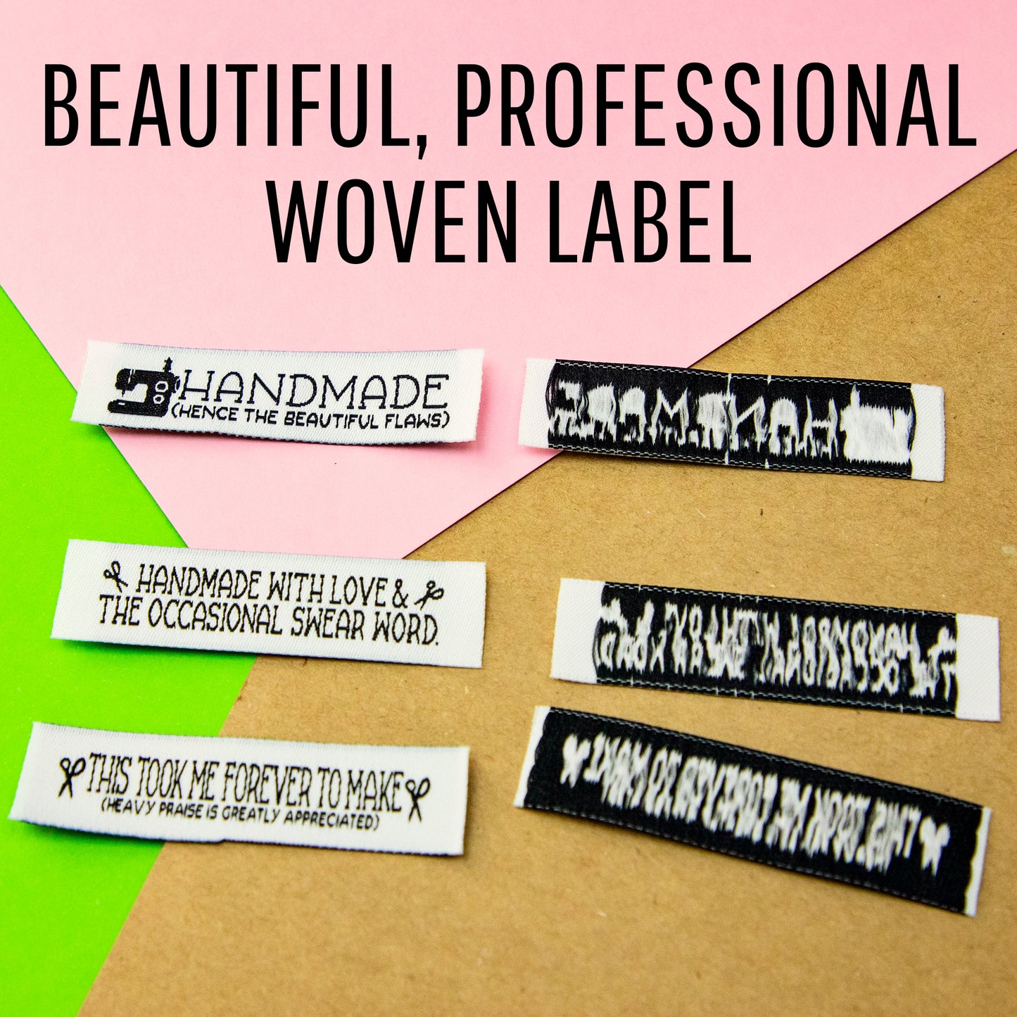 Funny Handmade Sew in Labels