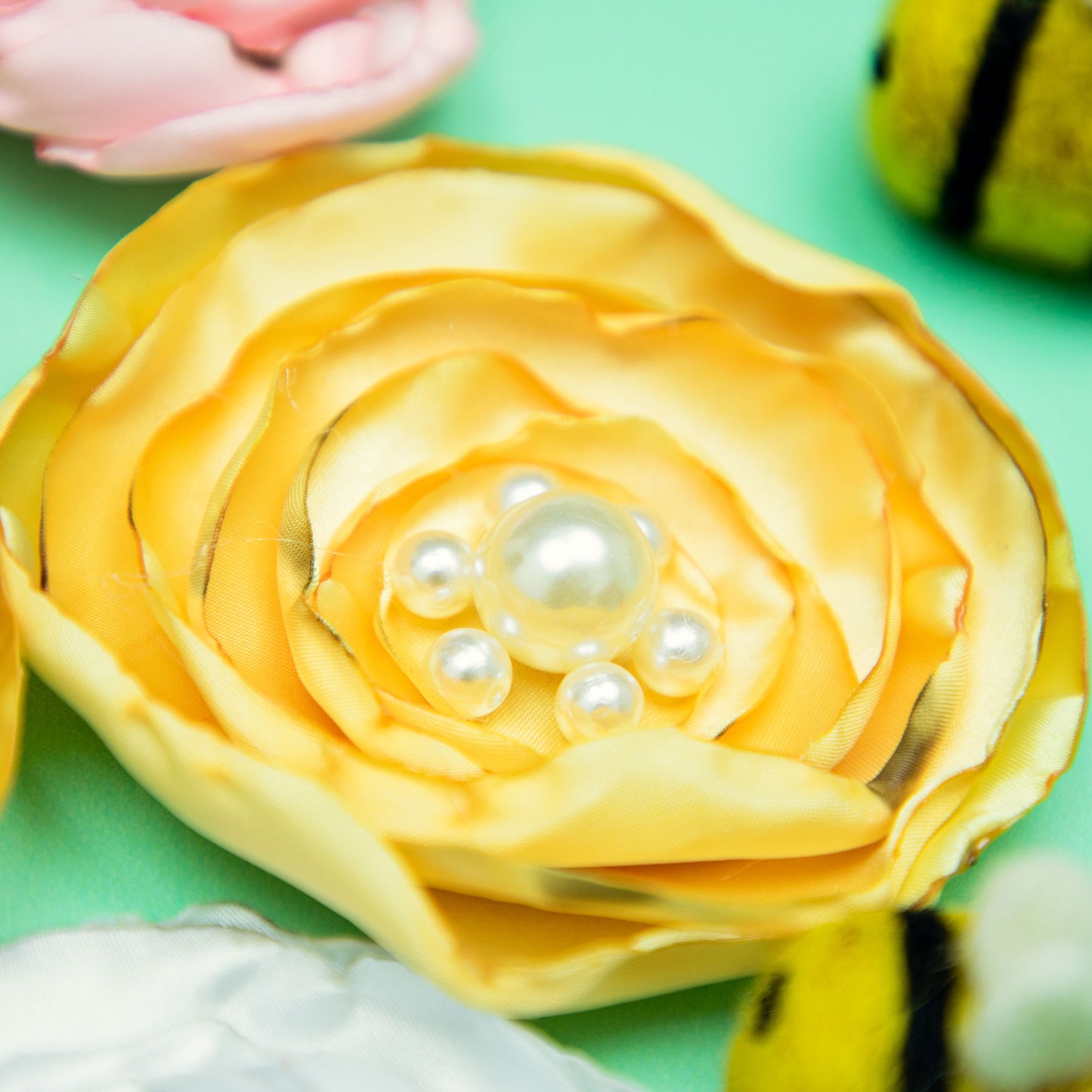 Vintage Satin flowers Instructions, Pattern and SVG Files
