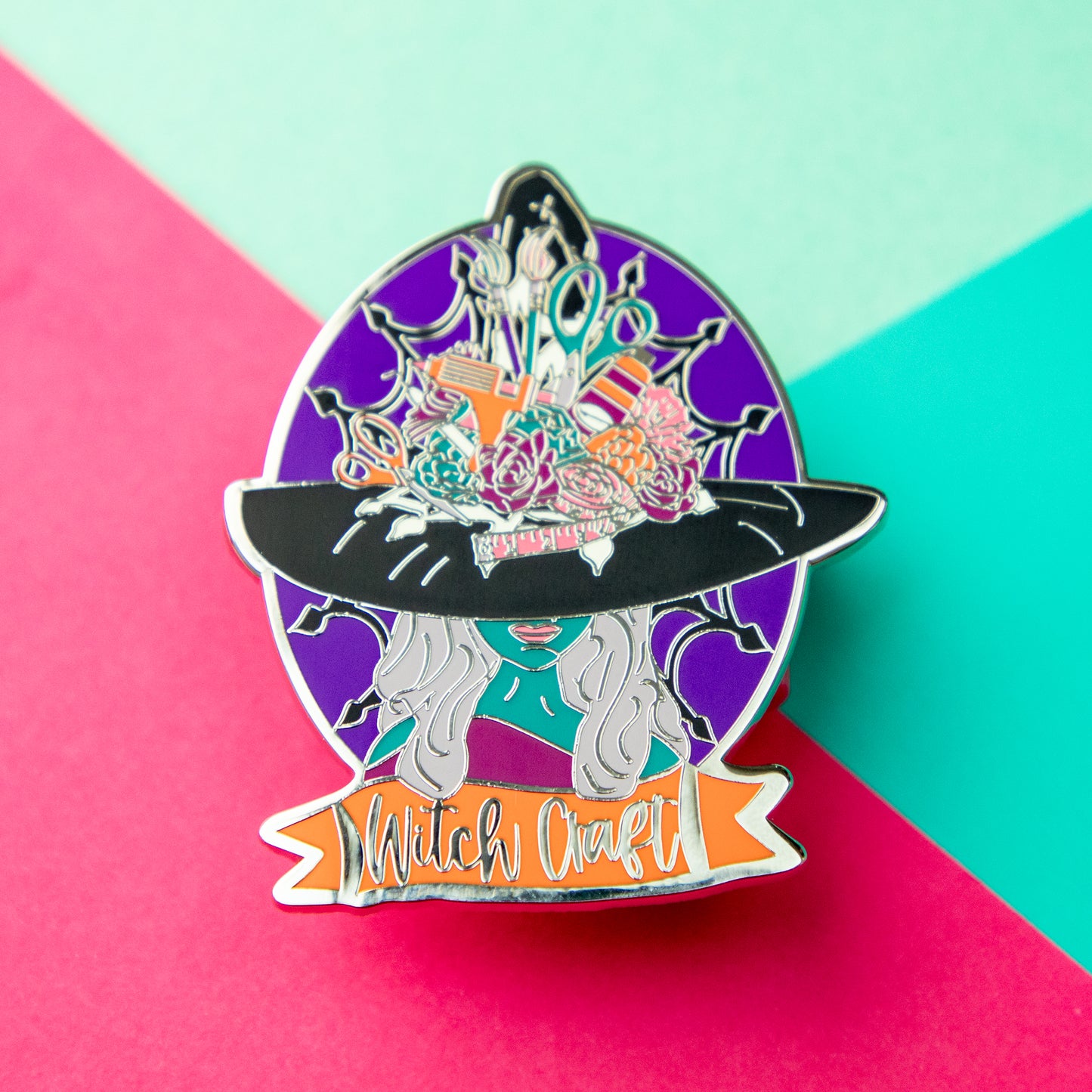 Witch Craft Enamel Pin | Halloween Jewelry | Gifts for Crafters