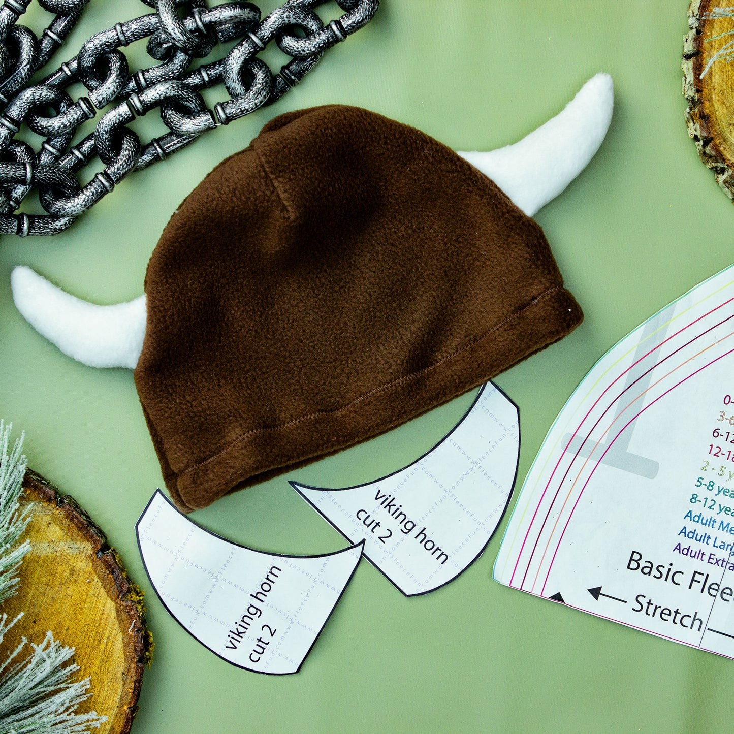 Cute Fleece Hat Pack Digital Pattern PDF