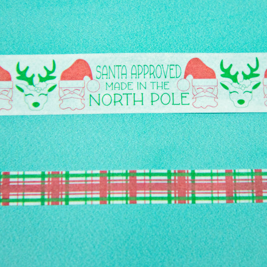Santa Approved Made in the North Pole Washi Tape Set