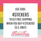 Rotary Cutter "How I Roll"  Vinyl Sticker