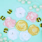Vintage Satin flowers Instructions, Pattern and SVG Files