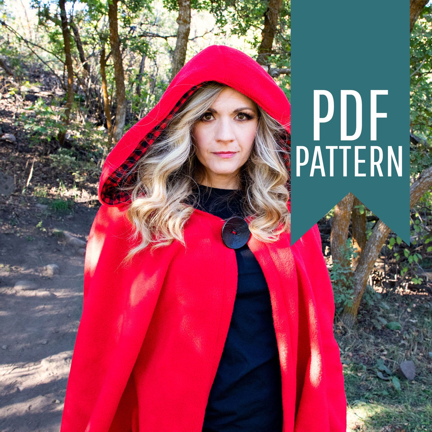 Red Riding Hood Cape Pattern (Sizes Child and Adult)