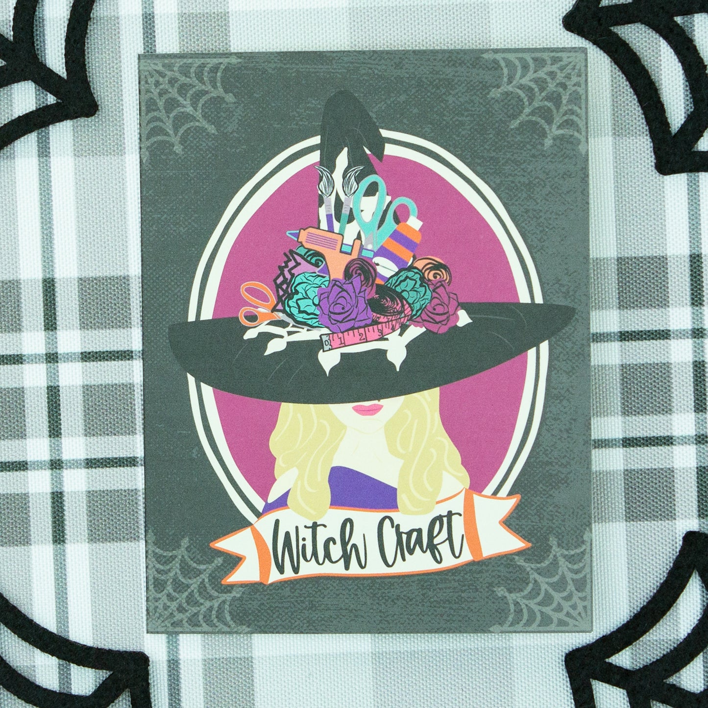 Funny Witch Craft Halloween Greeting Card