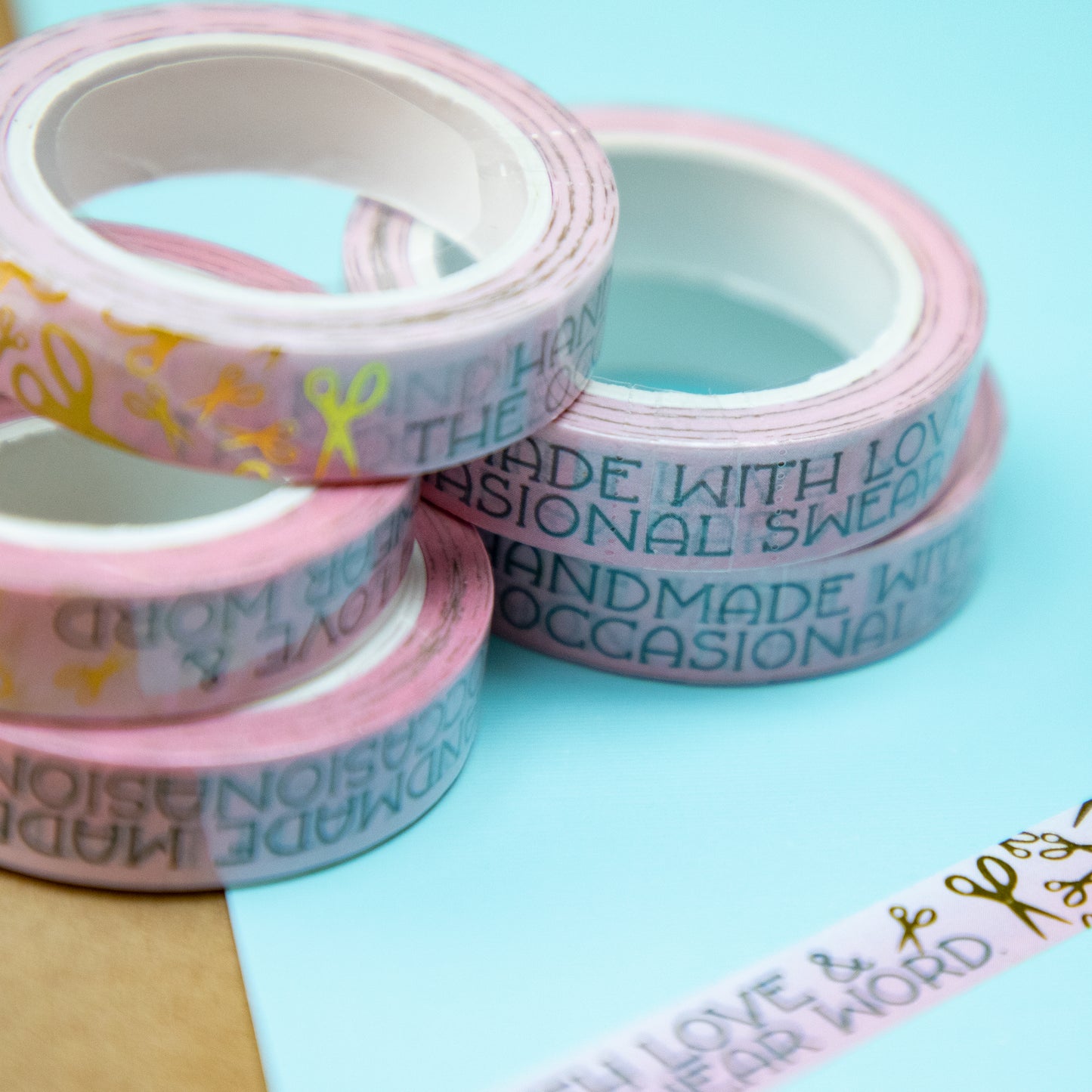Handmade with the Occasional Swear Word Washi Tape