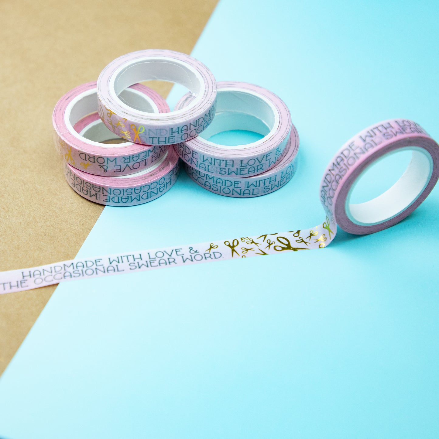 Handmade with the Occasional Swear Word Washi Tape