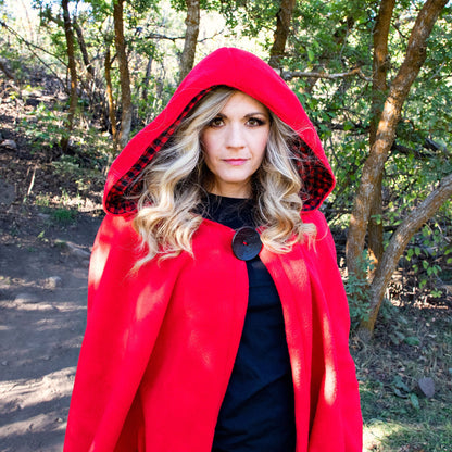 Red Riding Hood Cape Physical Paper Pattern