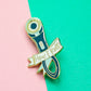 How I Roll Hard Enamel Pin