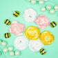Vintage Satin flowers Instructions, Pattern and SVG Files