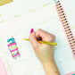 Sewing Cart Vinyl Sticker (Clear)