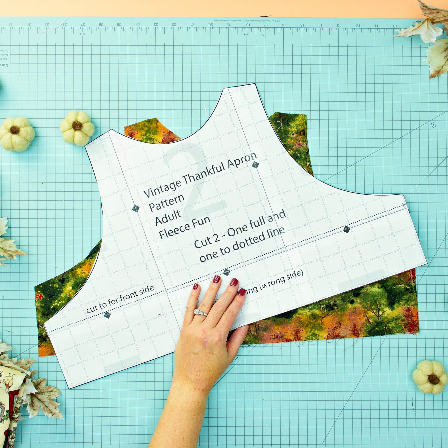 Thankful Apron Sewing Pattern