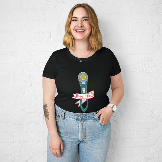 How I Roll Women’s fitted sewing t-shirt | gifts for quilters
