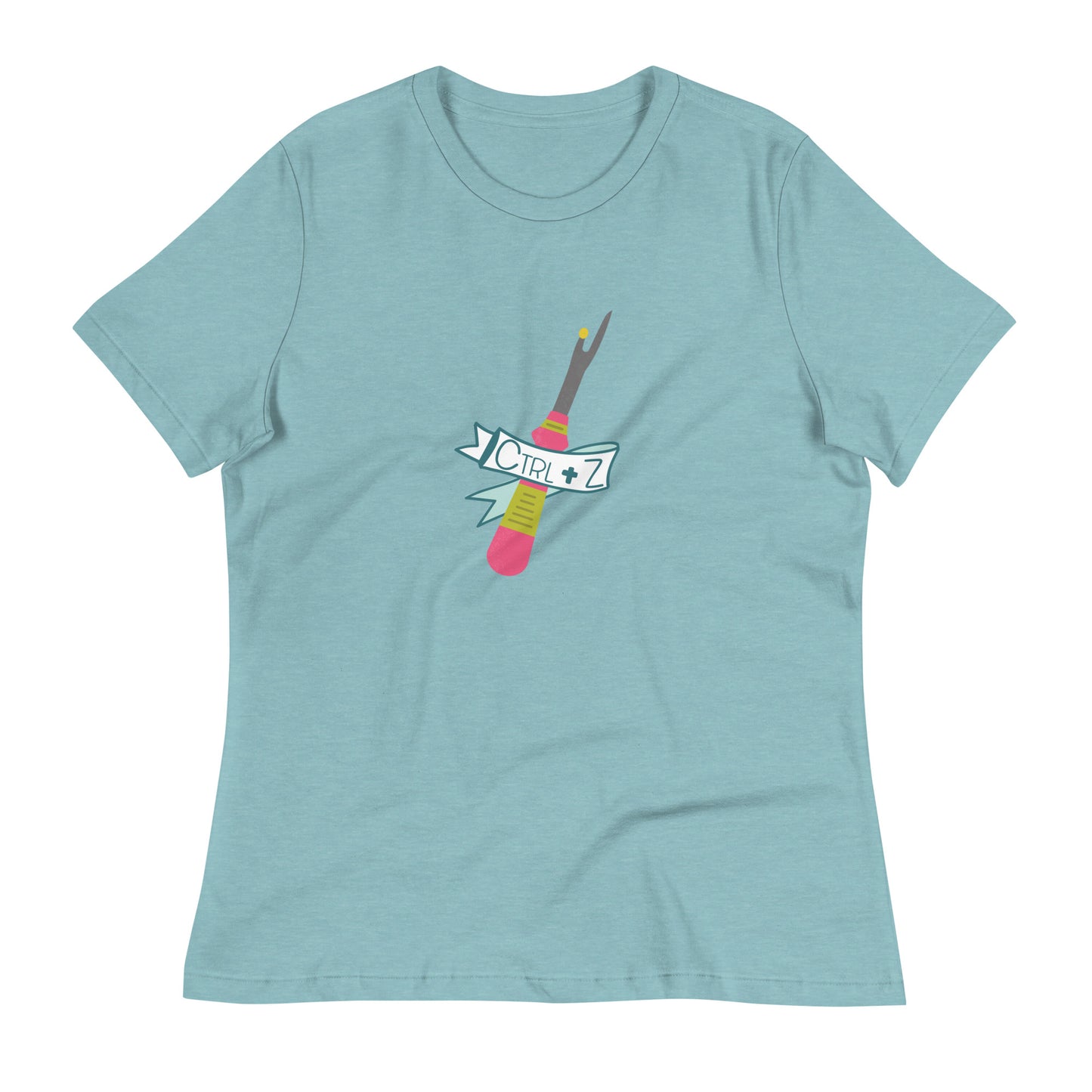 Seam Ripper "Undo"  Funny T-shirt Women's Relaxed T-Shirt | Gifts for Sewists | Gifts for Quilters
